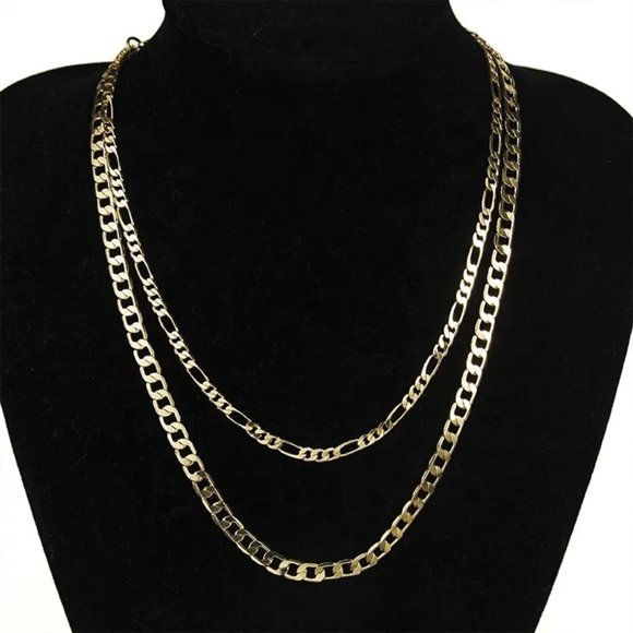 Jewelry - Double Layer 18k Gold Plated Chain Neckl
